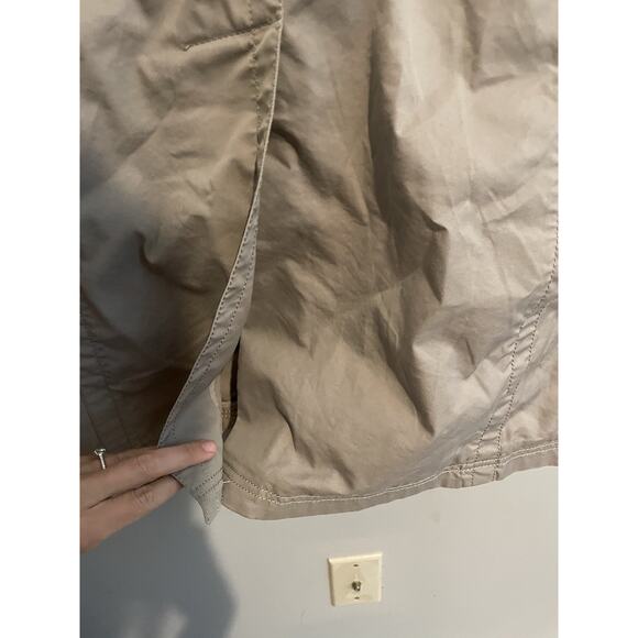 Calvin Klein Trench Coat Soft Shell Size‎ Small Lightweight Khaki Tan - Picture 8 of 8